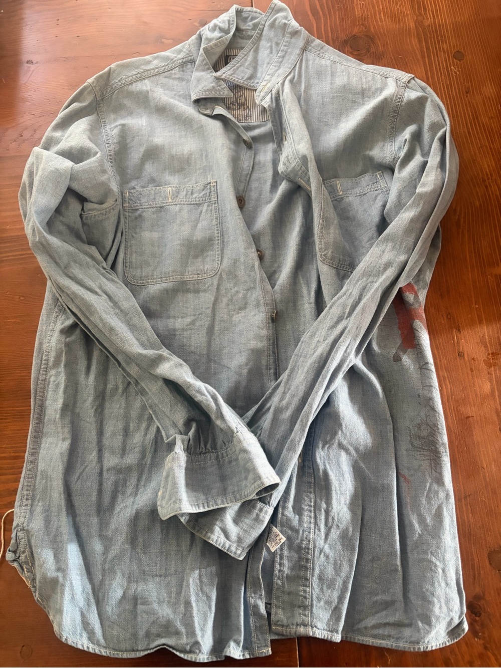 Ralph Lauren Light Blue Chambray Shirt Jacket